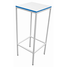 Stehtisch eckig Mod. I blau 