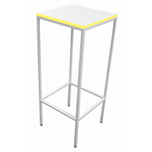 Stehtisch eckig Mod. I gelb