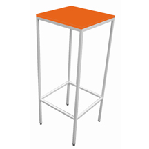 Stehtisch eckig Mod. I orange 